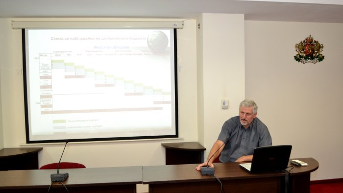 Open lesson in statistics to students from 19 school 