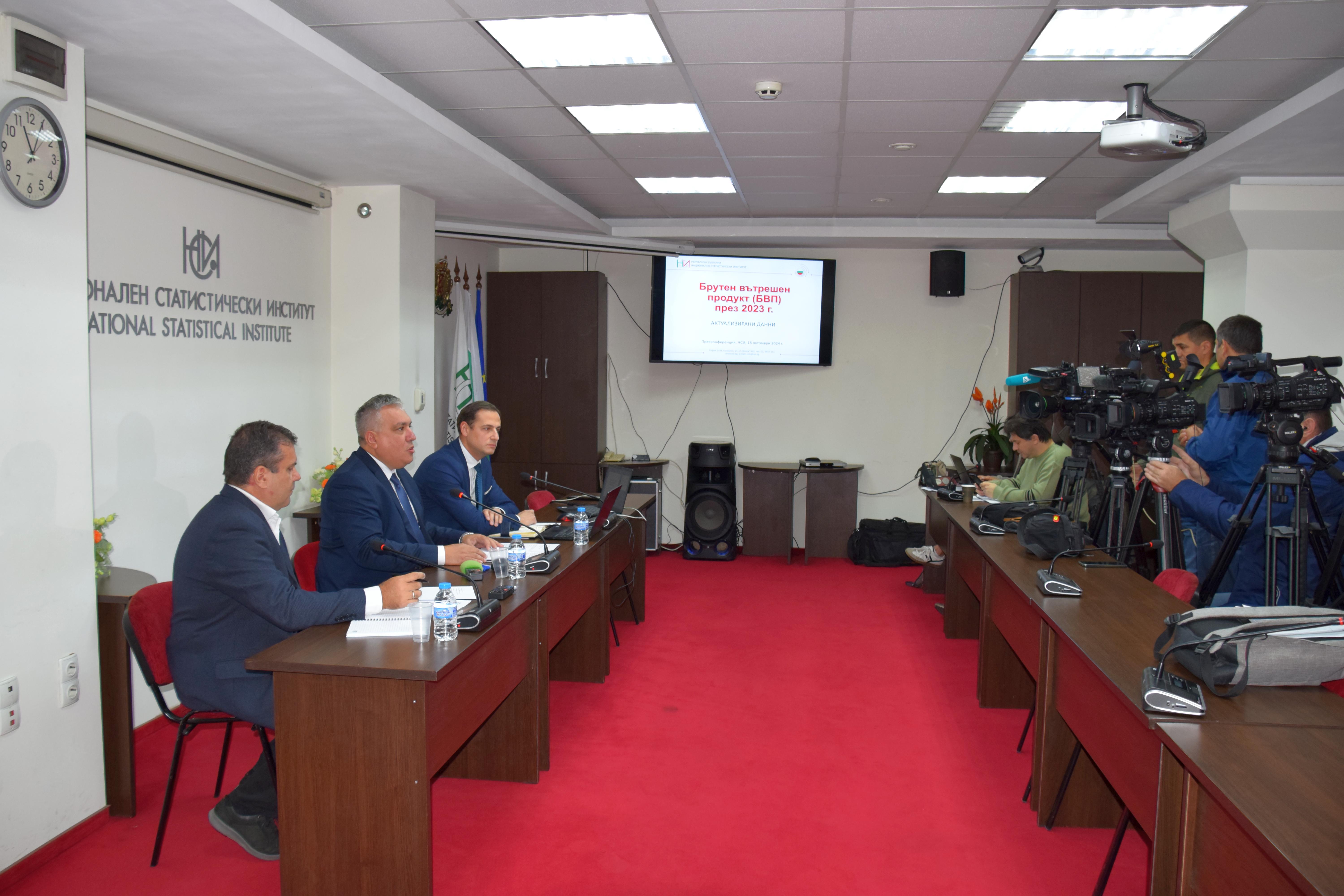 Revised data for Gross domestic product (GDP) and Gross national income (GNI) were presented during a NSI press conference